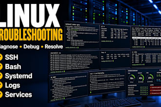 troubleshoot linux server issues and fix system problems