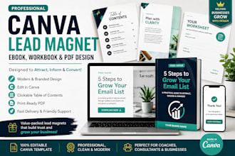 design a canva lead magnet PDF or workbook