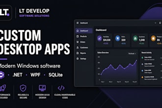 build a modern windows desktop application