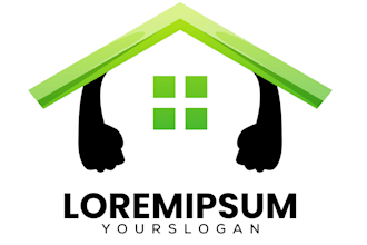 do a home service interior property management company logo