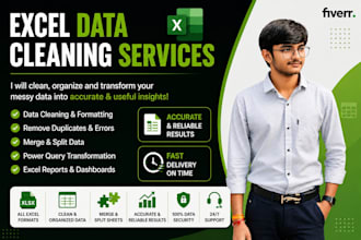 clean, merge, format, split excel data