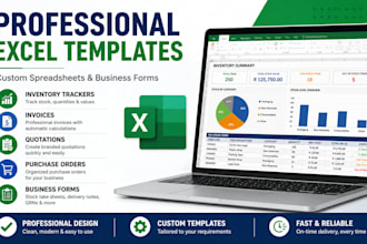 create professional excel and business templates