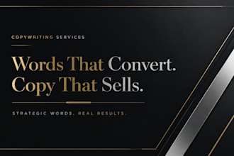 write high converting website