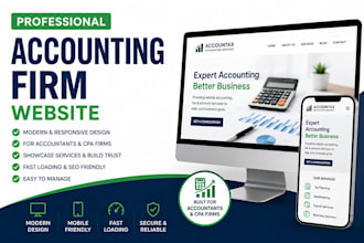 design a professional wordpress website for accounting firms