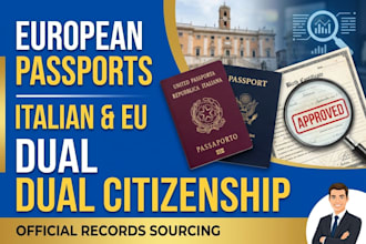 find official records for your italian or european dual citizenship