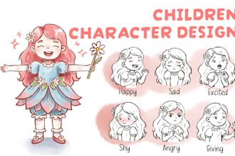 create character design for children book