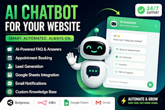 an ai customer support chatbot for your business website