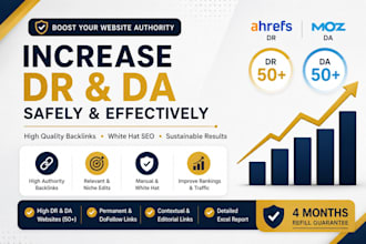 create DR 50 do follow guest post SEO backlinks to boost your websites