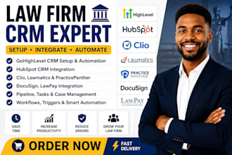 gohighlevel hubspot clio lawmatics practicepanther docusign lawpay law firm crm