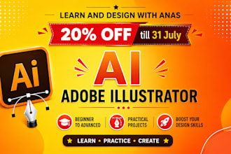 design logo and social media posts in adobe illustrator