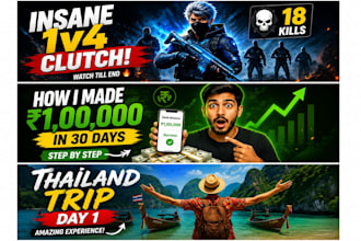 desing eye catching you tube thumbnails in canva