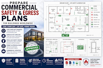 prepare commercial safety and egress plans for georgia buildings