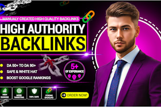 build white hat high authority SEO backlinks