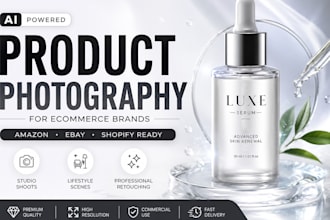 create ai product photography and lifestyle images