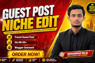 build powerful travel guest post backlinks on real travel blogs