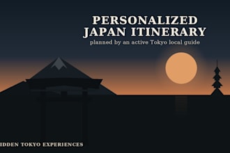 plan your personalized japan travel itinerary as a tokyo local guide