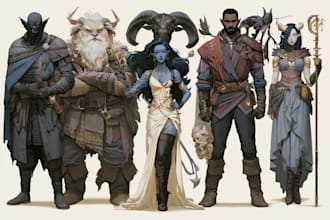 dnd character art and dnd character art
