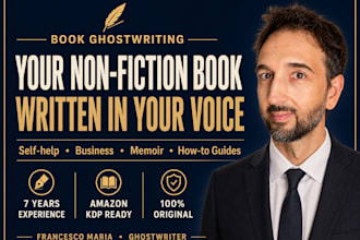 write your complete amazon KDP book for publishing