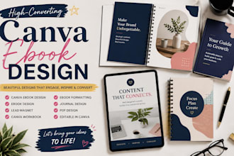 canva ebook design ebook design canva workbook journal design pdf lead magnet