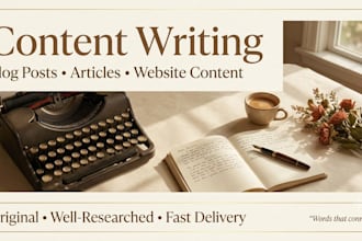 write engaging blog posts and articles