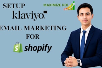 set up klaviyo email marketing and klaviyo flows for shopify