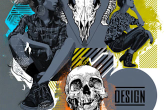 create awesome collage art illustrations