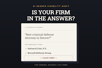 run an ai search visibility audit for your law firm