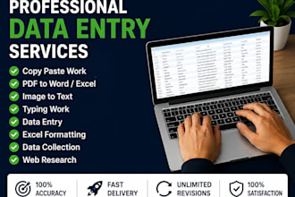 convert PDF to word, excel, or do typing work manually