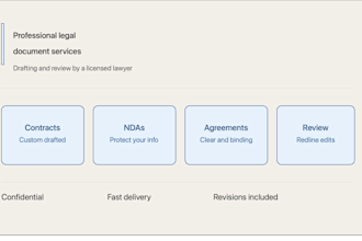 provide contract review and drafting support
