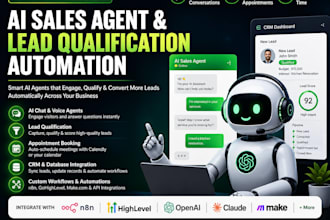 build ai lead qualification agent with n8n and gohighlevel