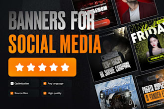 design banners for social media