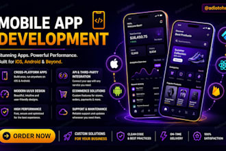 develop mobile app, enterprise app, food delivery app, mobile app development