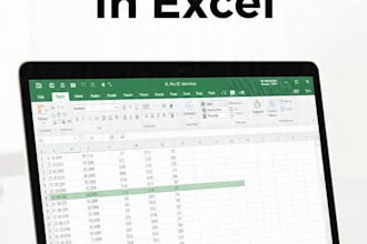 do fast and accurate data entry, excel and web research
