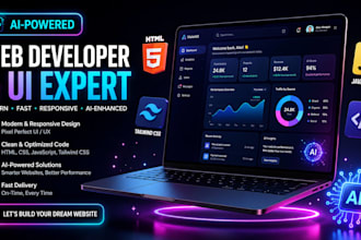 build a modern responsive web app or landing page