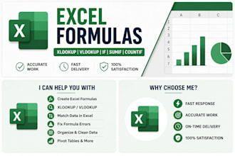 create excel formulas xlookup, vlookup
