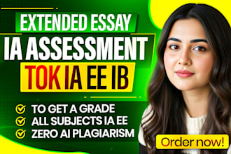 provide high quality ib ia toks, extended essay ee hl sl