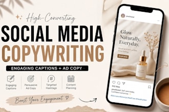 write high converting copy for ads, social media
