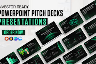 redesign presentation PPT and make winning powerpoint pitch deck slide