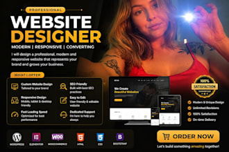 design a modern responsive wordpress website for business
