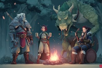 dnd, fantasy character and dnd character