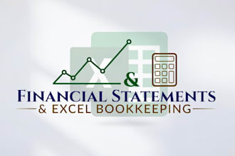 prepare clean up financial statements and bookkeeping in excel