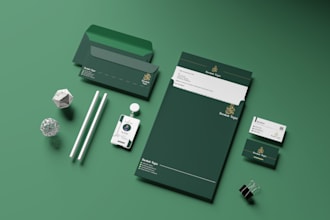 design professional stationery for your business brand