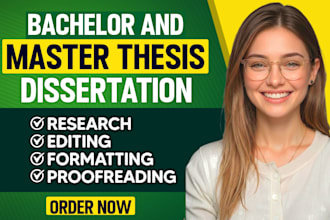 proofread, format and edit your master, bachelor thesis or dissertation