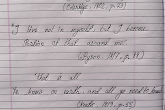 write your text in beautiful handwriting and cursive handwriting
