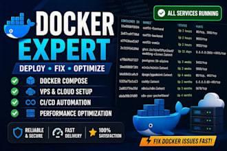 set up docker and caddy or traefik on your vps
