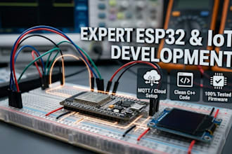 build custom esp32 iot hardware and sensor integration solutions