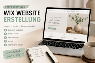 design a modern wix website
