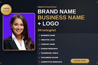 create a brand name for your business or company