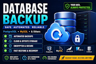 set up automated database backups with a tested restore