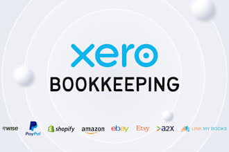 do your xero bookkeeping for amazon, shopify, etsy, and ebay